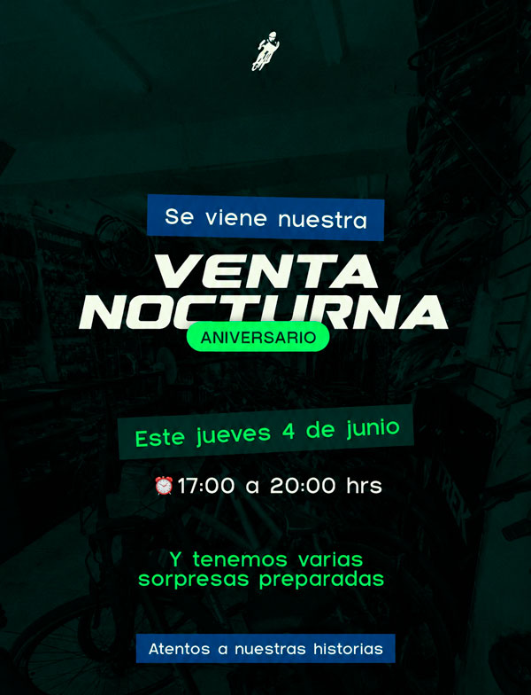 Venta nocturna aniversario Bicimar